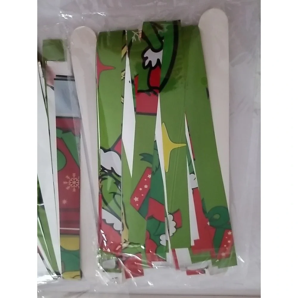 Grinch holiday Christmas Birthday Banner and 2 foil‎ door decoration backdrop